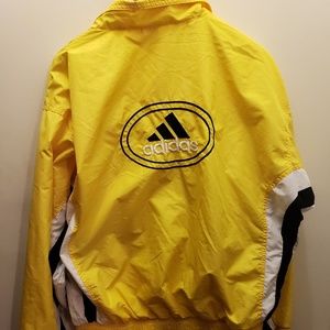 Adidas yellow track jacket